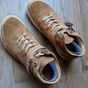 Birkenstock Ranga Skate Sneakers Mens 10-10.5 EU 43 Tan Sand Rare Suede Nubuck